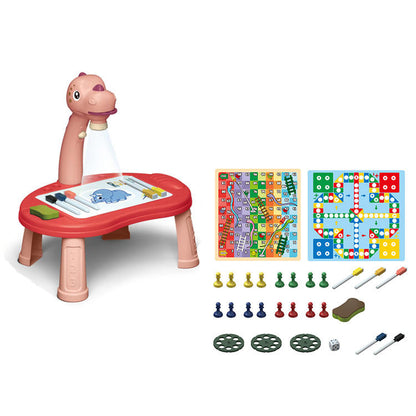 Dinosaur Projector Drawing Board – 34 Pcs Creative Art Set - Golu Baby
