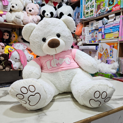 Pink Jacket Teddy Bear – 60cm Soft Plush Toy | Golu Baby