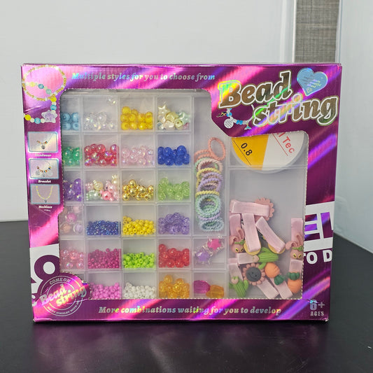 Beads String Set – Creative Jewelry Making for Kids (6+ Years) | Golu Baby