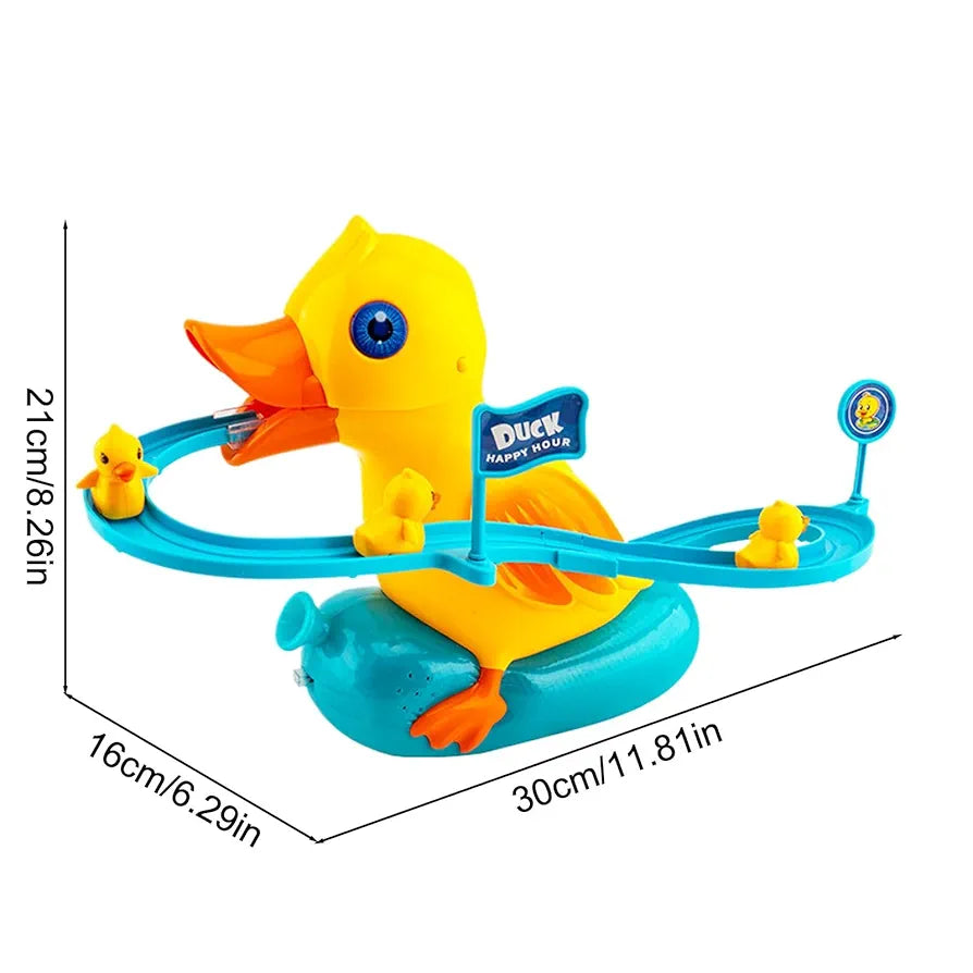 Duck Electric Track Slide Toy – Educational Fun Track Game for Kids |Golu Baby