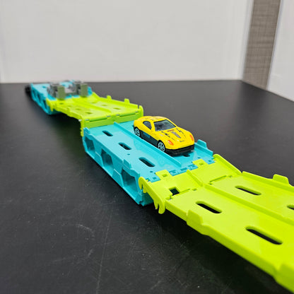 Track Truck with 2 Cars – Racing Transporter Playset | Golu Baby