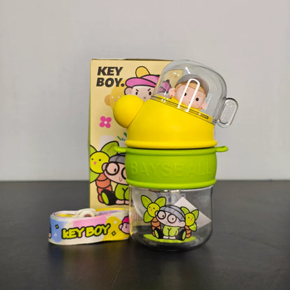 500ml Kids Water Bottle with Cup – Portable & Practical | Golu Baby