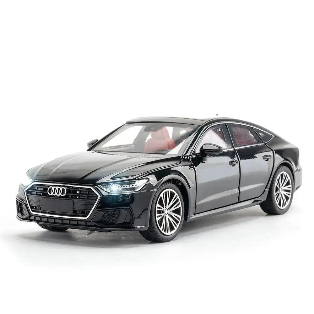Audi A7 1:24 Scale Alloy Die-Cast Model Car – Pull-Back, Light & Sound Function | Golu Baby