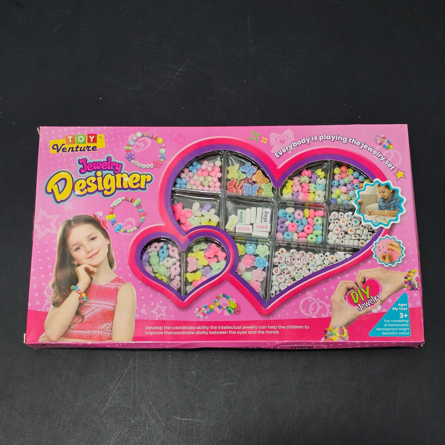 Jewelry Designer DIY Jewelry Kit for Kids | Creative Bead & Charm Set | Golu Baby