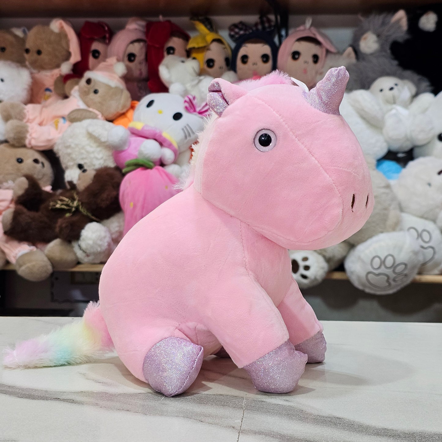 Unicorn Soft Toy – Pink Colour 25cm | Golu Baby