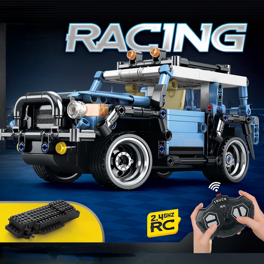 Remote Control Sports Car Building Block Set – 2.4 GHz, 377 Pieces | Golu Baby