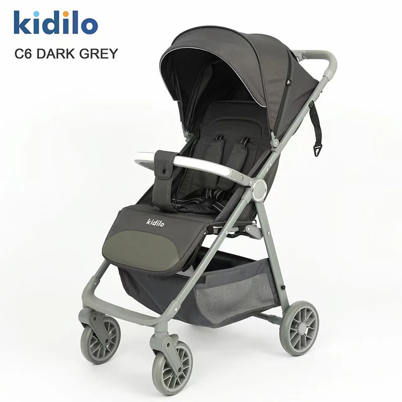 Kidilo C6 Comfort Baby Stroller – Safe, Foldable & Smooth Ride | Golu Baby