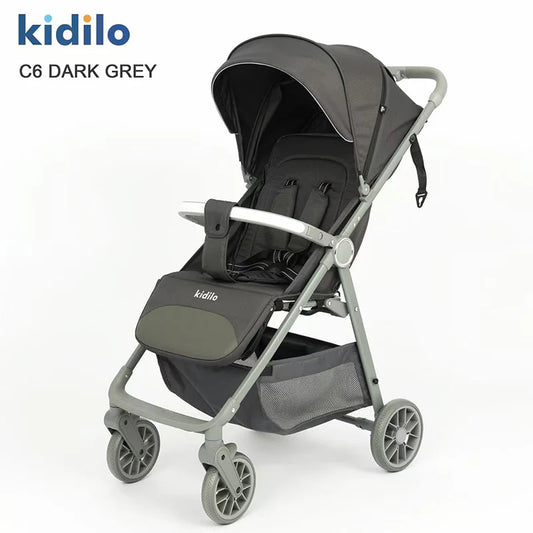 Kidilo C6 Comfort Baby Stroller – Safe, Foldable & Smooth Ride | Golu Baby