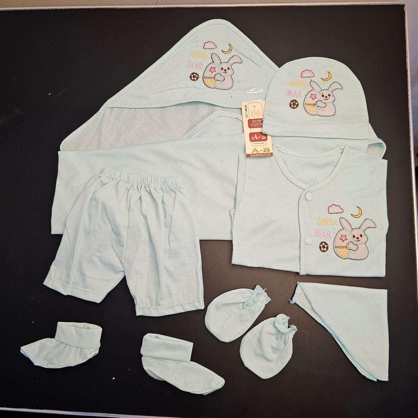 Little Bear Baby Dress Set – Newborn Baby Clothes | Golu Baby