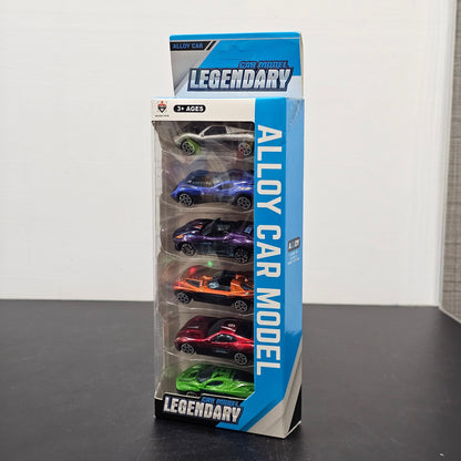 Legendary Alloy Car Model Set – Pack of 6 Premium Cars for Kids | Golu Baby