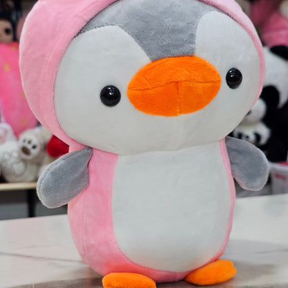 Penguin Plush Dressed as Unicorn – Pink Soft Toy 25cm | Golu Baby