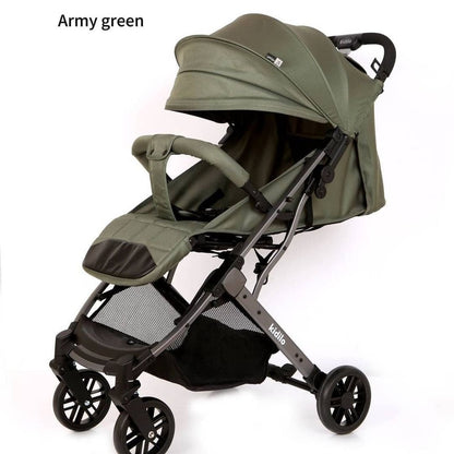 Kidilo K8 Pro Baby Stroller – Army Green | Golu baby