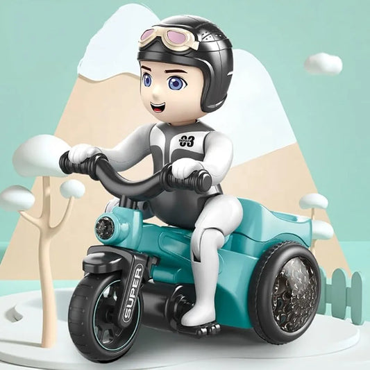 360° Rotating Bicycle Toy | Music & Lights Fun for Kids - Golu Baby