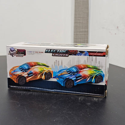 3D Musical Car Toy with Lights & Bump-and-Go Action | Golu Baby