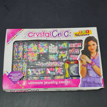 Crystal Acrylic Ultimate Jewelry Center – DIY Jewelry Making Kit for Girls |Golu Baby