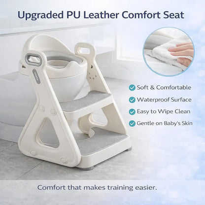 Mama Baba 2-in-1 Baby Potty Trainer – Adjustable Soft Seat with Stand