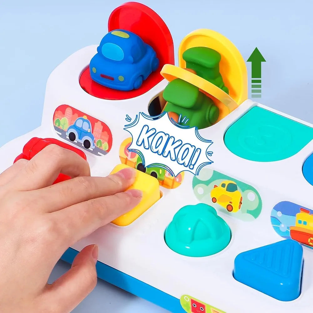 Pop-Up Vehicles – Early Education Toy for Happy Learning & Imaginative Play | Golu Baby