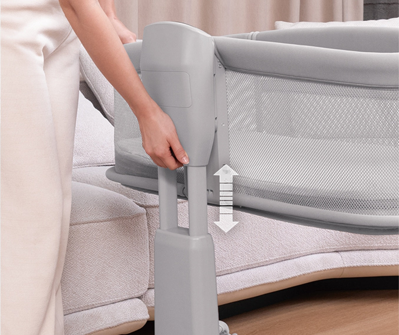 Dream Starlight Bedside Bassinet – 5-in-1 Smart Baby Bed for Sleep, Play & Comfort | Golu baby