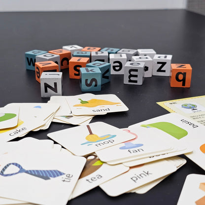 Word Spelling Game with English Cards – Educational Word Builder | Golu Baby