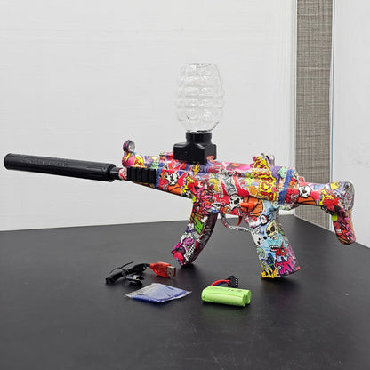 Superior Performance High-Speed Electric Crystal Pellet Gun MP5 Submachine Gun – Golu Baby