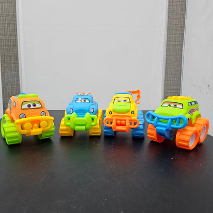 Pack of 4 Car Set – Mini Toy Vehicles for Kids | Golu Baby