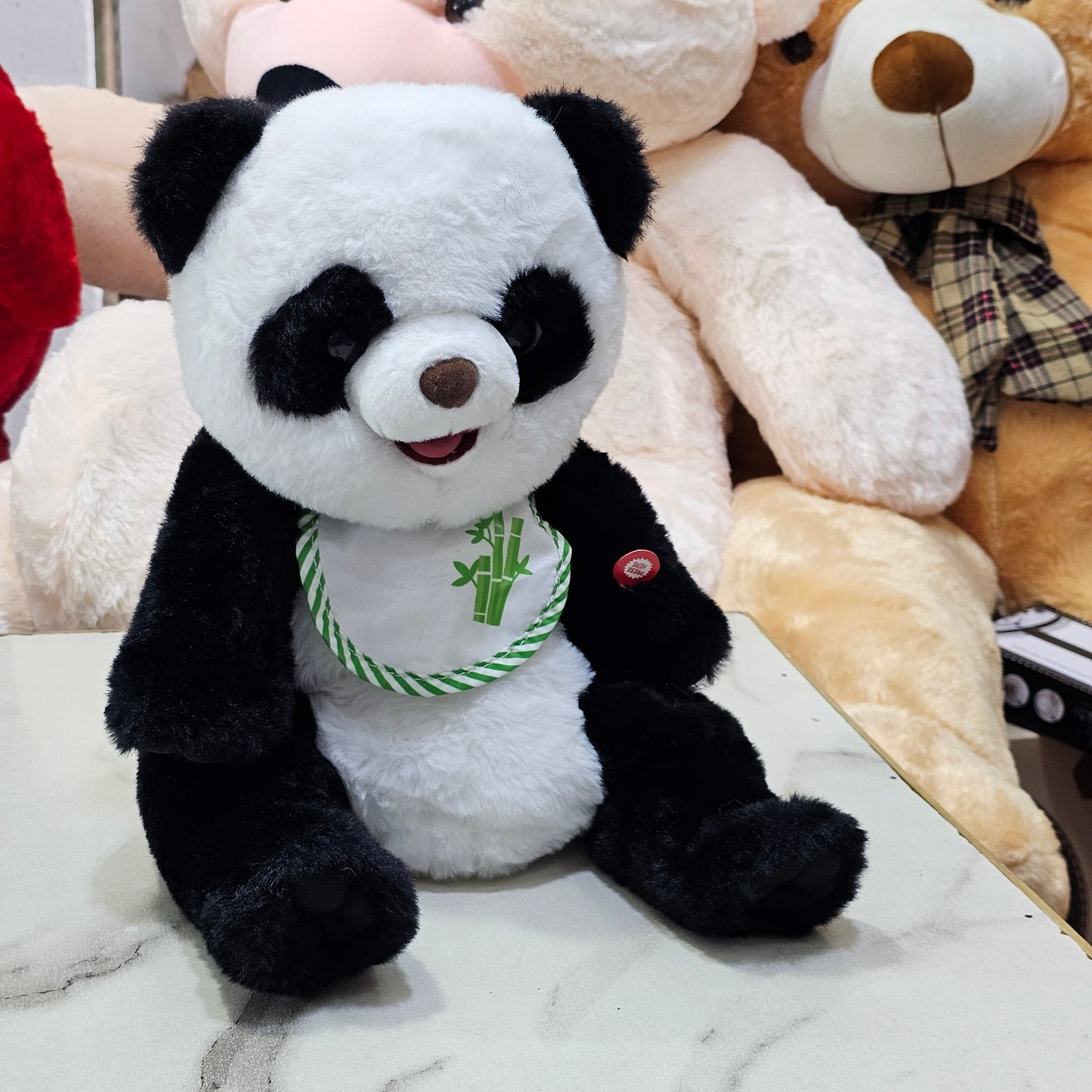 Learn to Speak Plush Cute Panda with Shoulder Bag – Interactive Talking Toy for Kids | Golu Baby