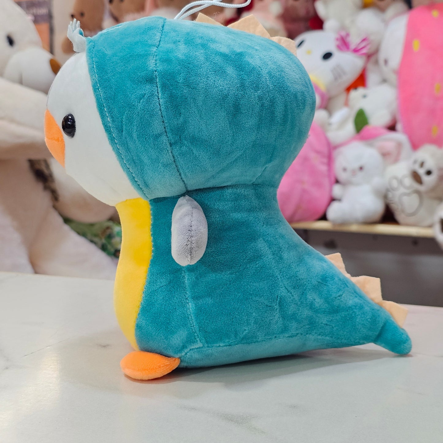 Penguin Plush Dressed as Unicorn – Sea Green Soft Toy 25cm | Golu Baby