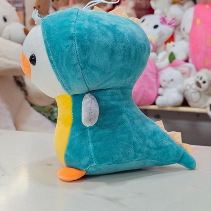 Penguin Plush Dressed as Unicorn – Sea Green Soft Toy 25cm | Golu Baby