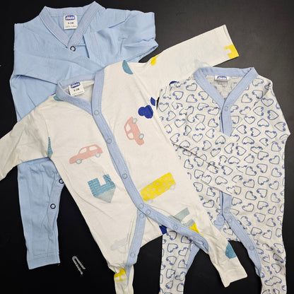 Newborn Baby Romper Set – Pack of 3 Soft Rompers | Golu Baby