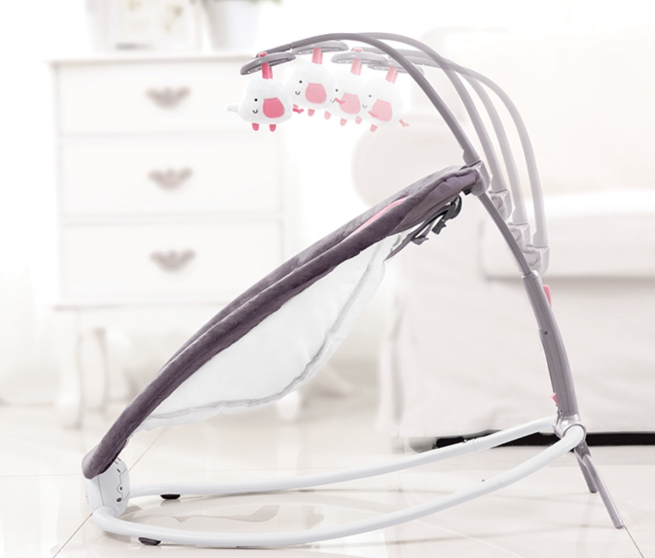 Mastela Fold-Up Rocker – Melodies & Soothe Bouncer | Golu Baby