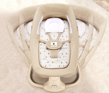 3-in-1 Deluxe Multi-Functional Bassinet – Smart Swing, Cozy Seat & Soothing Cradle | Golu baby