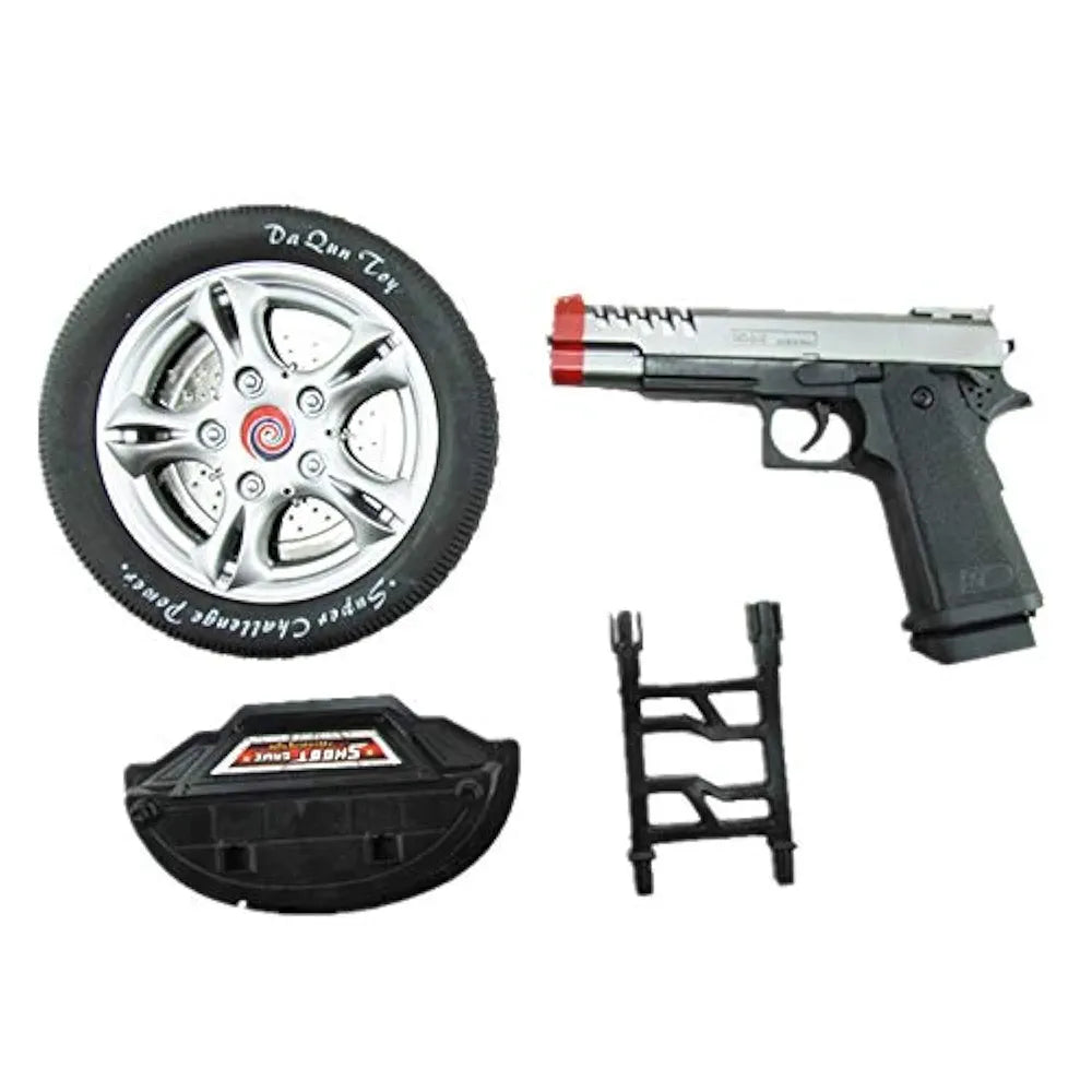 Sharp Shooter Toy Gun – With Flashlight & Sound Effects | “Look at Me” Shooter by Golu Baby