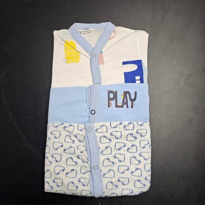 Newborn Baby Romper Set – Pack of 3 Soft Rompers | Golu Baby