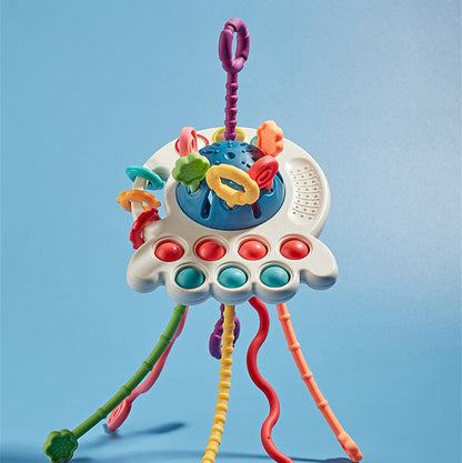 Pull String Toy – Colorful & Adorable Fine Motor Skills Toy | Golu Baby