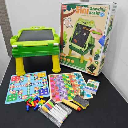 5-in-1 Drawing Board for Kids – Chalk, Markers & Magic Erase | Golu Baby