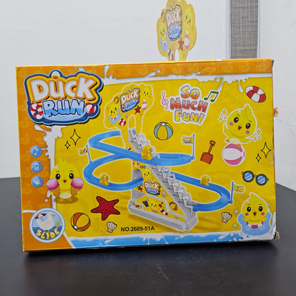 Duck Shape Slide Track Toy – With Lights & Music |Golu Baby
