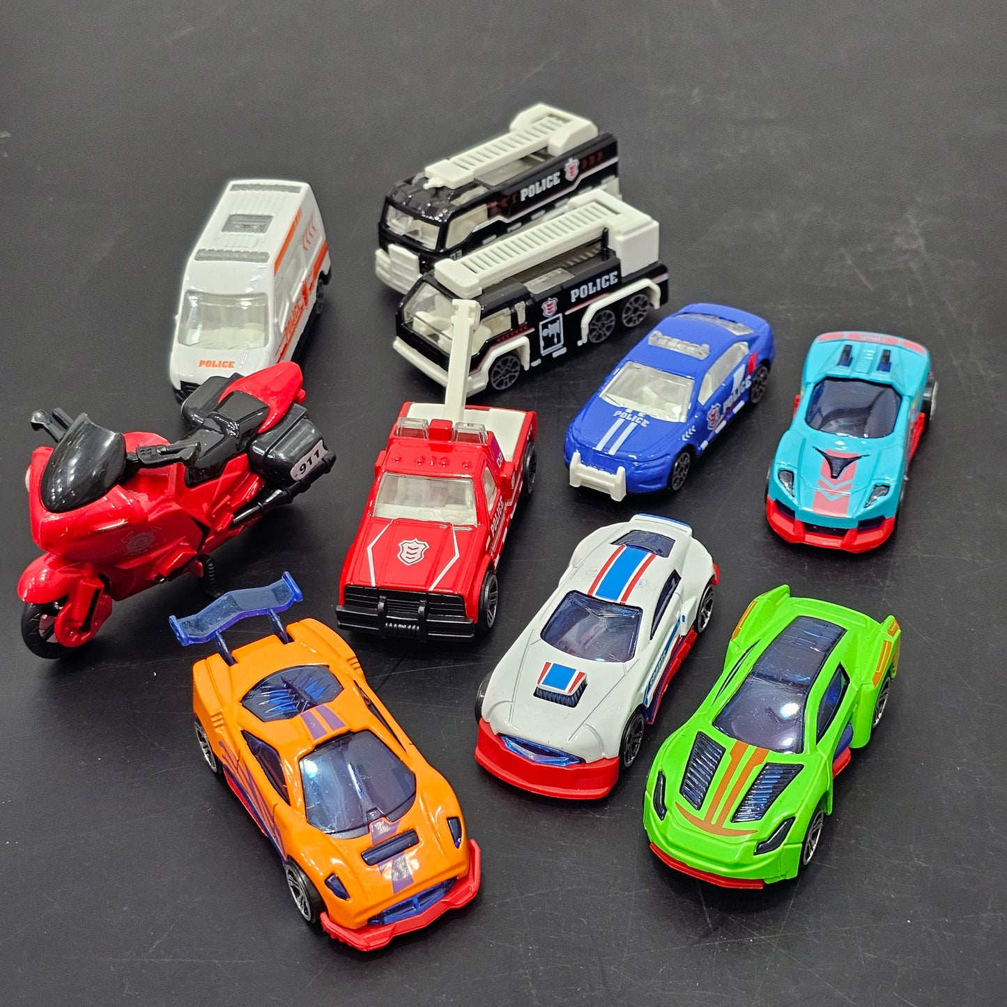 Alloy Model Die-Cast Car Series – 10 Pcs Set | Premium Metal Toy Cars for Kids | Golu Baby