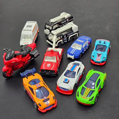 Alloy Model Die-Cast Car Series – 10 Pcs Set | Premium Metal Toy Cars for Kids | Golu Baby