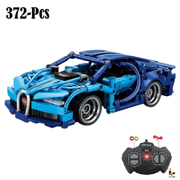 Remote Control Sports Car Building Block Set – 2.4 GHz, 372 Pieces | Golu Baby