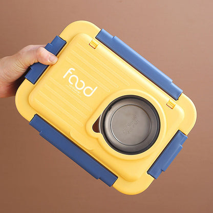 🍱 Stainless Steel Lunch Box Set – 800 ml + 150 ml | Golu Baby