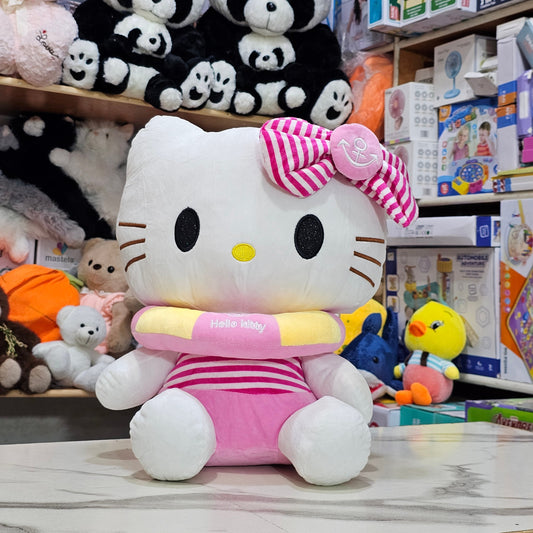 Pink Ring Kitty – 45cm Soft Plush Toy | Golu Baby