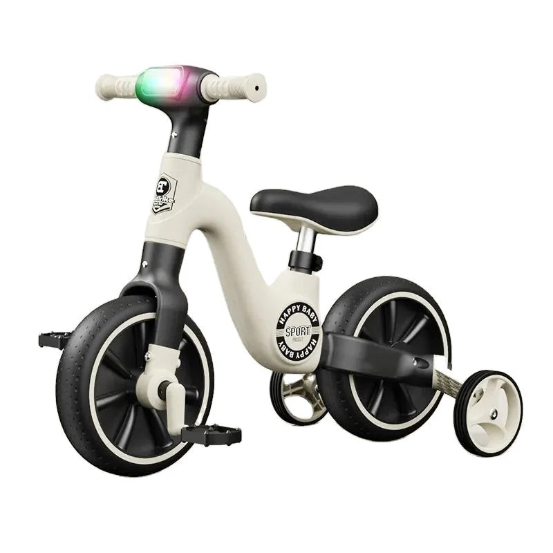 RideGlide 3-Wheel Balance Tricycle – Anti-Rollover Kids Sliding Bike