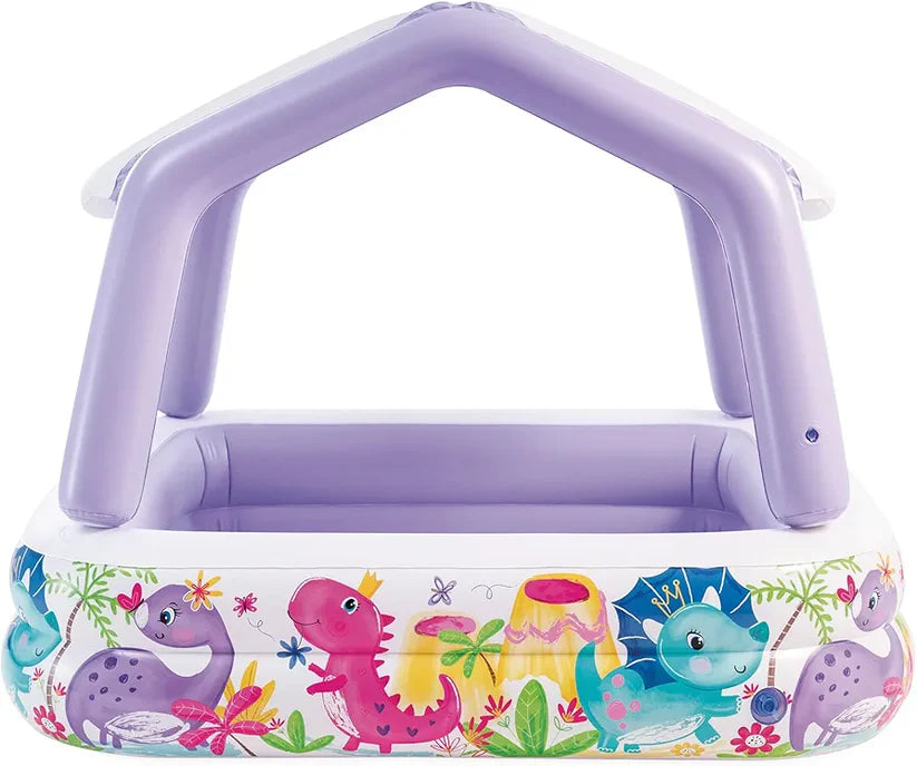 Intex Sun Shade Baby Pool – Kids Inflatable Swim Center Pool 57470