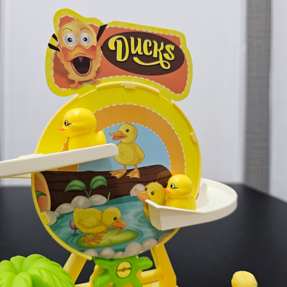 Duck Slide Track Activity Toy for Kids | Manual Play Fun with Sliding Ducks - Golu Baby