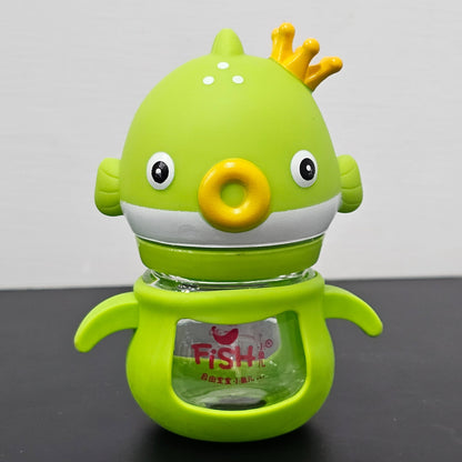 Baby Glass Feeder Green 60ml – Safe, Compact & Comfortable | Golu Baby