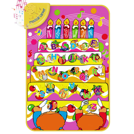 English Learning Mat | Musical & Educational Activity Mat for Kids - Golu Baby