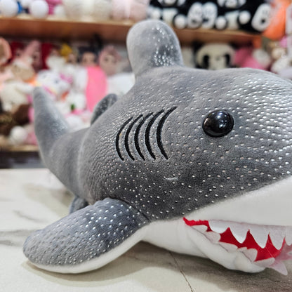 Baby Shark Plush Toy – Gray Colour 25cm | Golu Baby