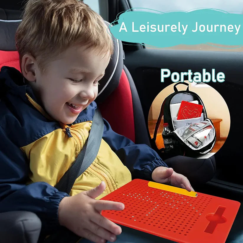 Magnetic Board with 10 Cards & Stylus Pen | Golu Baby