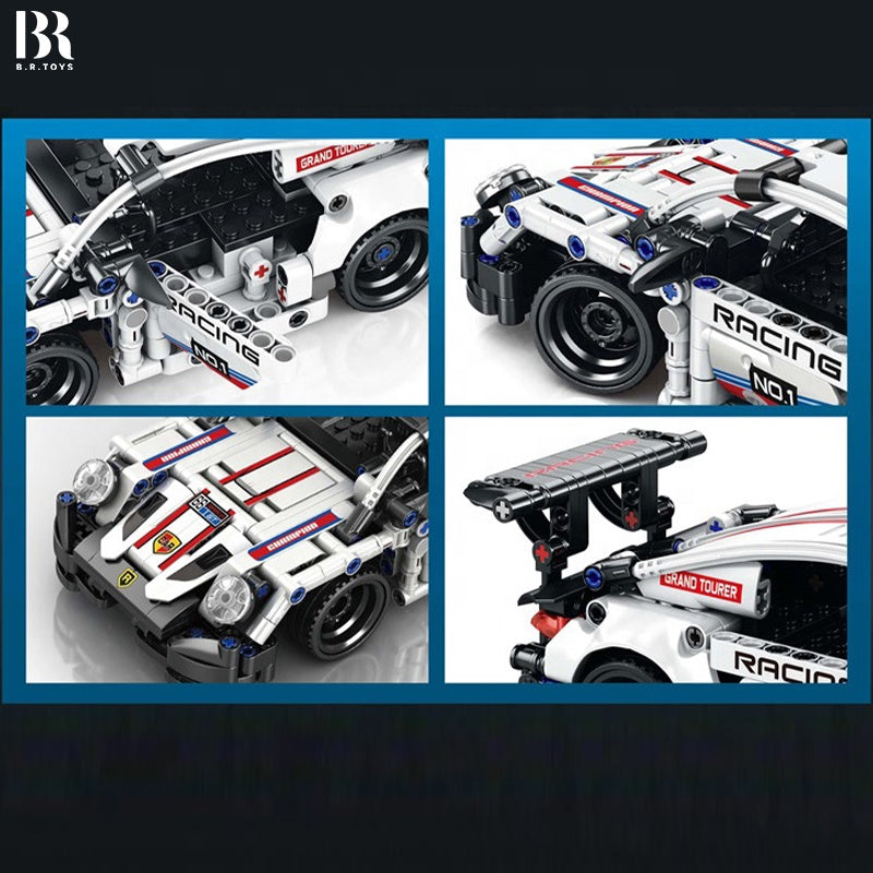 Remote Control Sports Car Building Block Set – 2.4 GHz, 386 Pieces | Golu Baby