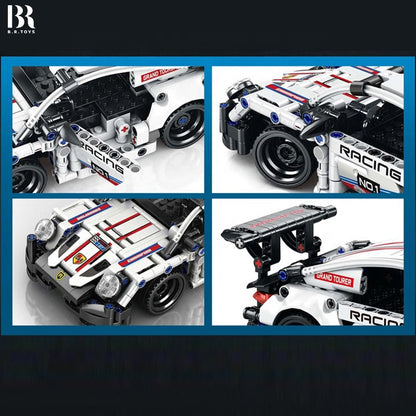 Remote Control Sports Car Building Block Set – 2.4 GHz, 386 Pieces | Golu Baby